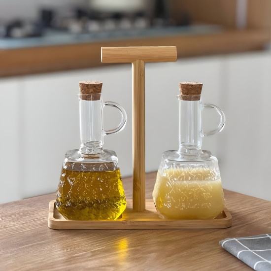 Glass Oil Dispenser - 2 Pcs